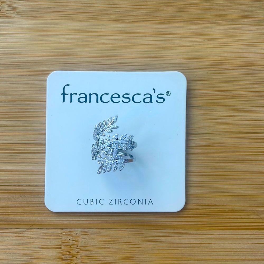 Francesca’s silver, adjustable ring